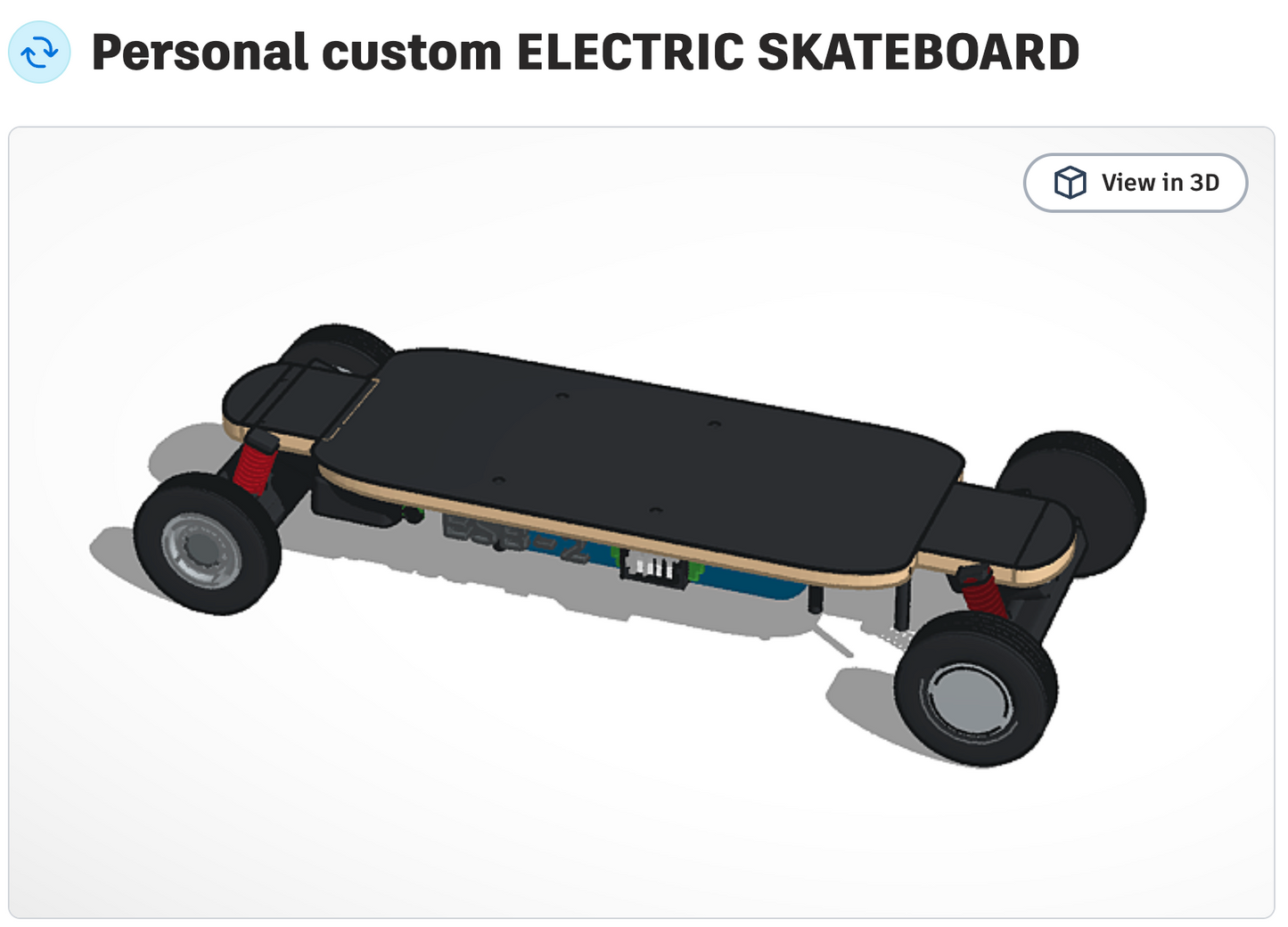 Custom E-Skateboard